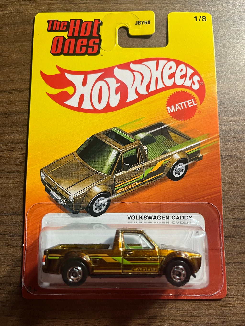 Hot Wheels JKX48 - Volkswagen Caddy - The Hot Ones 1/8 - long Card