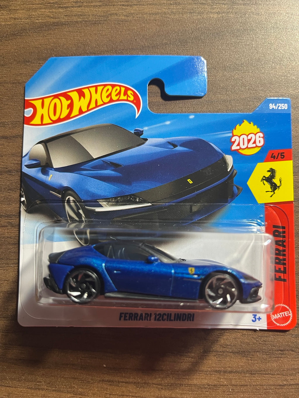Hot Wheels JJL37 - Ferrari 12Cilindri - short Card - 2026