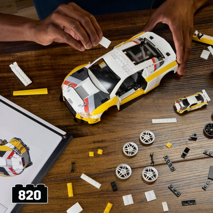 Mattel Brick Shop JFT18, Hot Wheels ‘15 Audi R8 Lms Bauspielzeugset (820 Teile), Für Sammler