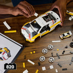 Mattel Brick Shop JFT18, Hot Wheels ‘15 Audi R8 Lms Bauspielzeugset (820 Teile), Für Sammler