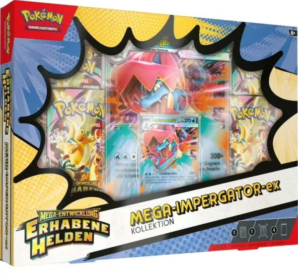 Pokemon - Erhabene Helden Mega-Impergator-ex Kollektion - Deutsch