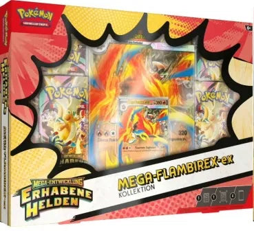 Pokemon - Erhabene Helden Mega-Flambirex-ex Kollektion - Deutsch