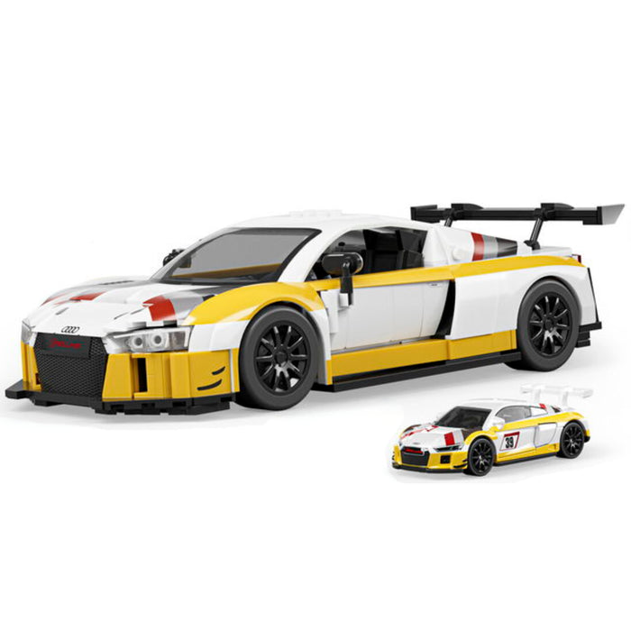 Mattel Brick Shop JFT18, Hot Wheels ‘15 Audi R8 Lms Bauspielzeugset (820 Teile), Für Sammler