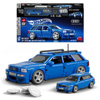 Mattel Brick Shop JGR28, Hot Wheels 94 Audi Avant RS2 Bauspielzeugset (253 Teile), Für Sammler