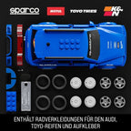 Mattel Brick Shop JGR28, Hot Wheels 94 Audi Avant RS2 Bauspielzeugset (253 Teile), Für Sammler